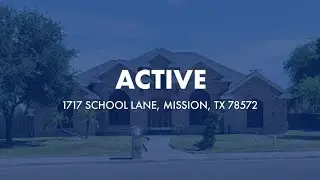 Active in 1717 School Lane, Mission, TX 78572 Contact me for a showing!