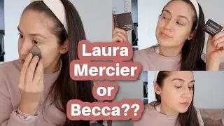 Laura Mercier or Becca?? // Under Eye Brightening Powder Comparison and Review