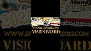 Kickstart your 2025 with this Vision Board Workshop w/ Spilling Tee's #Envision #Empower & #Elevate