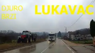 Прокосовичи - Полице, поездка вокруг озера Модрац, региональная дорога R471, декабрь 2025 г.