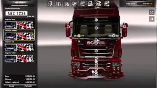 Euro Truck simulator 2 Mod Scania Mega Tuning