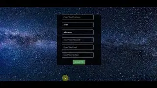 WEB DEVELOPMENT PART 1(HOW TO CREATE USER REGISTRATION FORM)