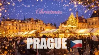 Christmas lights in Prague 🇨🇿 December, 2025 | Czech Republic 🎄