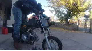 SSR 70cc top end rebuild #pitbikerescue