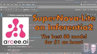 Deploying SuperNova-Lite on Inferentia2: the best 8B model for $1 an hour!