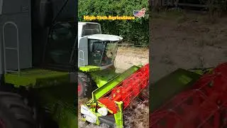 2024 MONSTER CLAAS Lexion 630 Harvesting Rapeseed Agriculture  #shorts #combine #harvesting #tractor