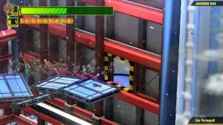 The Wonderful 101 - Operation 002-B:  Crumbling Building & Falling Platforms Unite Glider & Jump