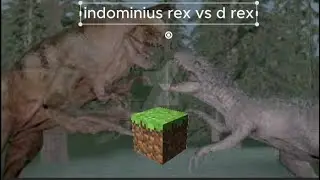 Dinos 1v1 fight in MINECRAFT !!!