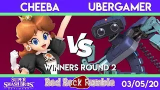 Red Rock Rumble #62 - Cheeba (Daisy) VS. UberGamer (ROB) - Winners Round 2 - Smash Ultimate
