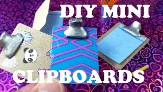 DIY Miniature Working Doll Clipboards
