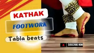 Kathak footwork on tabla beats || kathak dance || classical dance