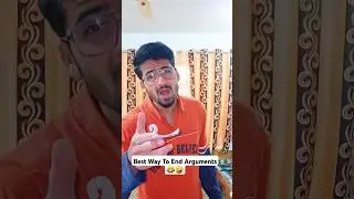 Best Way To End Arguments 🤪🤪🤪         Funny YouTube Shorts #trending #youtube #shorts #funny #lover
