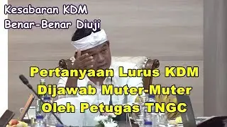 Gubernur Dedi Mulyadi Tetap Sabar, Pertanyaan Dijawab Petugas TNGC Muter-Muter Tak Nyambung.