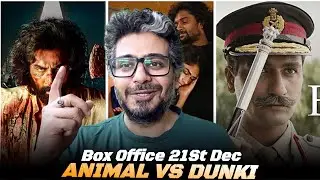 Animal Day 21 Collection Vs DUNKI, Sam Bahadur Day 21 collection, Hi Nanna Day 15
