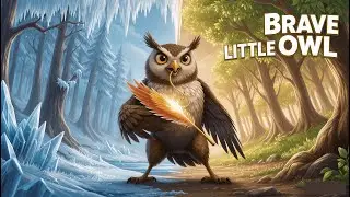 The Little Owl's Frozen Quest | A Winter Courage Story | Kids Bedtime Story