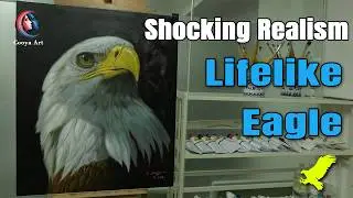 How to Draw a Bald Eagle Easily Step by Step Acrylic Painting Tutorial