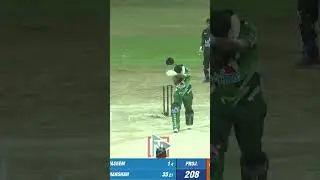 Waseem Ali Hit by a Ball in the Face &mdash; Lucky to Escape Major Injury