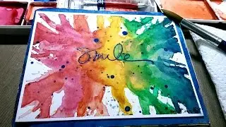 Mixed Media Process Art Journal Series - Page #6 - Smile