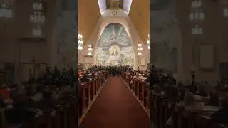 Actuaci&oacute;n de la Coral Gin&eacute;s P&eacute;rez de la Parra en la Gran Iglesia de Rovaniemi en Laponia