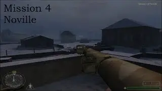 Геймплей Call of Duty 1: United Offensive | Кампания за США — Миссия 4, Новилль