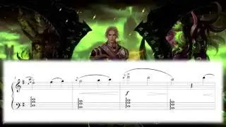 World of Warcraft: Legion - Anduin's Theme (Piano Sheet Music)