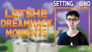 LETSHE DREAMHACK FAMOUS MOMENTS | LETSHE SETTINGS ,BINDS