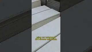Waterproof SPC bathroom wall panel system made in China #spcwallpanel