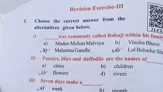 Class-5 Revision Exert-3 english reader