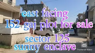 150 gaj (approx) plot for sale sector 125 sunny enclave east facing plot investment option