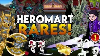 AS HEROMART MAIS RARAS DO AQW!