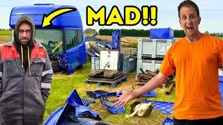 REBUILDING A WRECKED SCANIA V8 | SHAUN IS NOT HAPPY WITH MY MESS | #truckertim