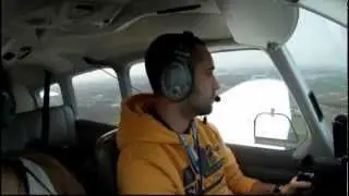 PA-28 VFR flight Belgium (GoPro)