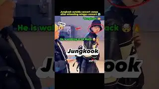 Jungkook Spotted Outside after Concert 😳🔥 #bts #btsarmy #btsshorts #taehyung #jungkook #jeonjungkook
