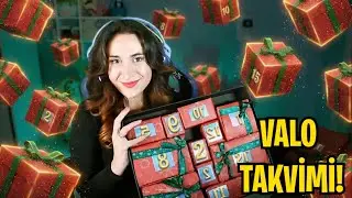 VALORANT TEMALI ADVENT CALENDER HAZIRLADIM! (SİZİN İÇİN)