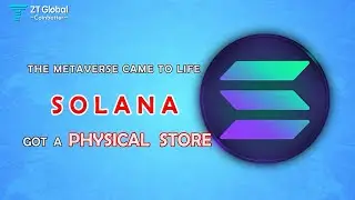 The metaverse came to life, and Solana got  a  physical  store