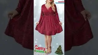 Plus-Size Red Cocktail Dresses | Holiday Glam | Christmas Party Outfits | #ChristmasDress #plussize