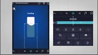 Smooth Liquid Loading Bar Animation in Alight Motion 