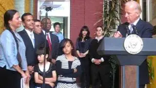 Vice President Joe Biden visits Esperanza Community Housing Corporation