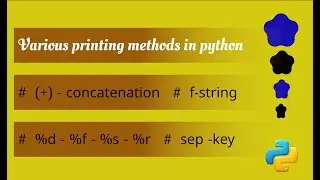 Dive Into Python Printing: Exploring Variables print, Concatenation, and F-Strings