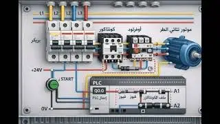 PLC और Contactor के साथ Motor Starter Wiring कैसे करें | Complete Guide