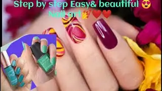 #Top best cute nailart step by step #nailart#nailpolishhacks#nailarthacks #nail@afsheenbilal1266