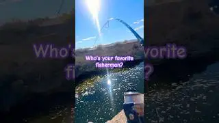 Both are LEGENDS #fishingvideo #fishermen #fisherwoman #finatic #paulcuffaro #challenge