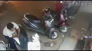 Stunning Bike dicky robbery caught on camera!