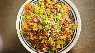 KOREAN BBQ PORK FRIED RICE! Yum! 🤤 #foryou #fy #koreanbbq #koreanfood #bbqpork #friedrice #food