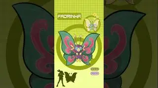 Forma final do Inseto da Regi&atilde;o! Regi&atilde;o Pok&eacute;mon Turma da M&ocirc;nica! #turmadam&ocirc;nica #monica #cebolinha