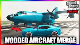 *BRAND NEW* GTA 5 ONLINE MODDED AIRCRAFT MERGE GLITCH HOW TO GET F1 BENNY WHEELS TIRE ON PLANES 1.67