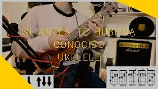 REGGAETON Y CUMBIA CON UKELELE | Si Antes Te Hubiera Conocido- Karol G  ( cover/tutorial)MartinLopez