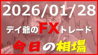 FXデイ爺の後出しじゃんけん4H式FXトレード「今日の相場環境（ドル円、ユーロドル、ポンドドル、豪ドル、豪円）」FX見える化Laboメンバーシップ生の備忘録(2026/01/28)