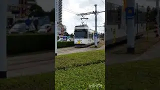 De Lijn Coast Tram Passing Oostende Station in 2015 #shorts