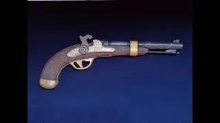 antique percussion pistol aston 1842